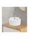ML-Design Deasupra Blatului Chiuvetă Ceramică 45x36x13cm Alb