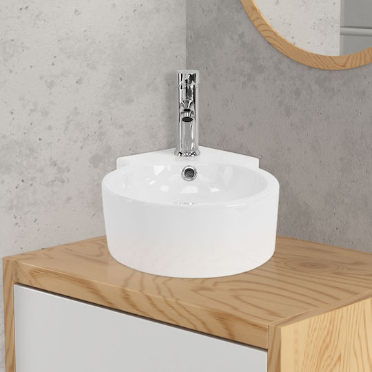ML-Design Countertop Sink Ceramic 45x36x13cm White