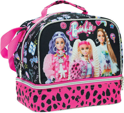 Gim Shoulder Lunch Bag 4.5lt Pink Barbie L20 x W15 x H21cm