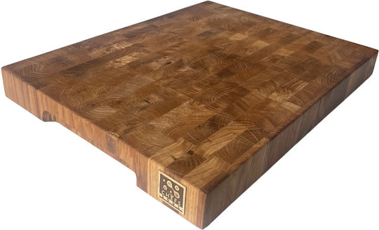 Suprafață de Tăiere Lemnoasă Maro 45x35cm 1buc