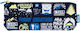 Milan Pencil Case Barrel Blue