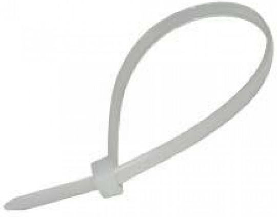 KSS Cable Ties Plastic 203mm x 3.2mm in White Colour (1 pcs)