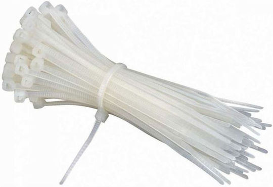 Bostik Den Braven Legături Cablu Plastice Alb Culoare 100 Buc 31919