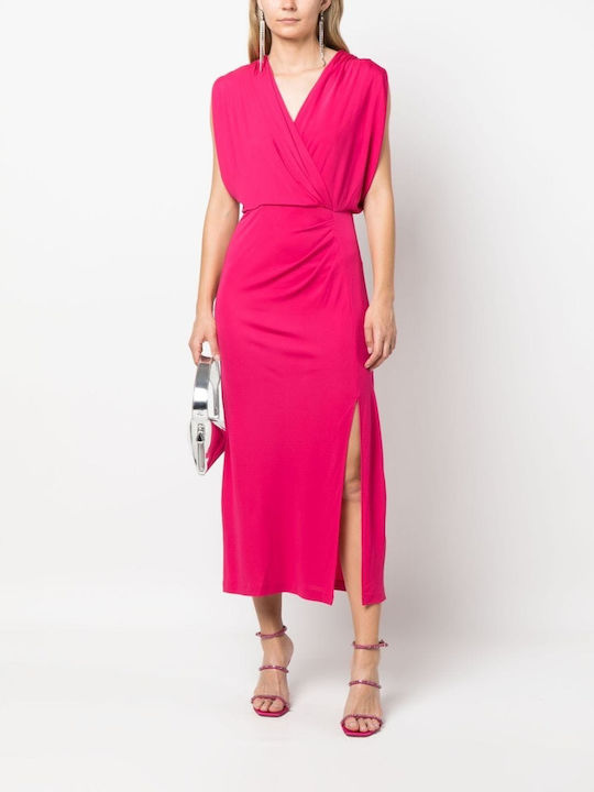 Diane Von Furstenberg Summer Midi Dress Pink