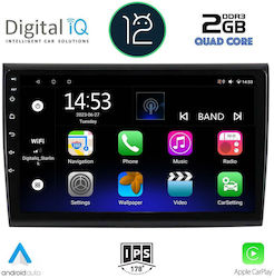 Digital IQ Sistem Audio Auto pentru Fiat Felicitări 2007> (Bluetooth/USB/WiFi/GPS/Apple-Carplay) cu Ecran Tactil 9"