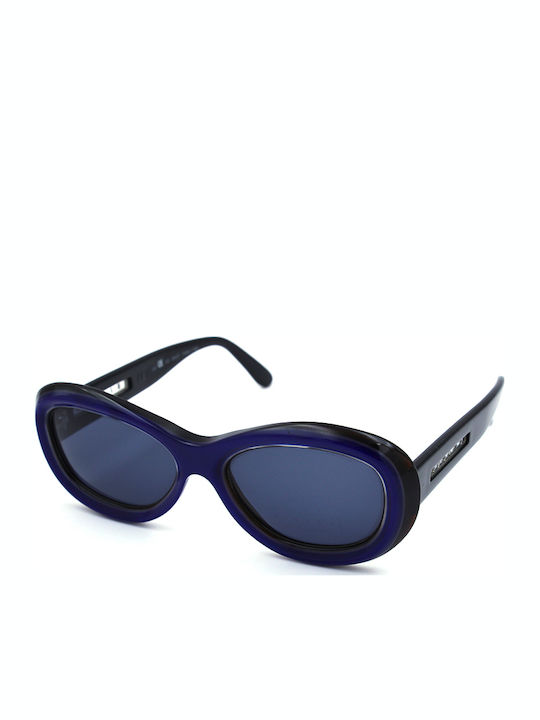 Sisley Ochelari de soare Albastru cu Cadru & Negru Lentilă