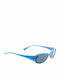 Nina Ricci Women's Sunglasses with Blue Plastic Frame and Black Lens 3109 P9857