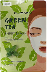 Derma V10 Зелен Чай Тъканна Маска за Лице Derma V10 Зелен Чай Тъканна Маска за Лице