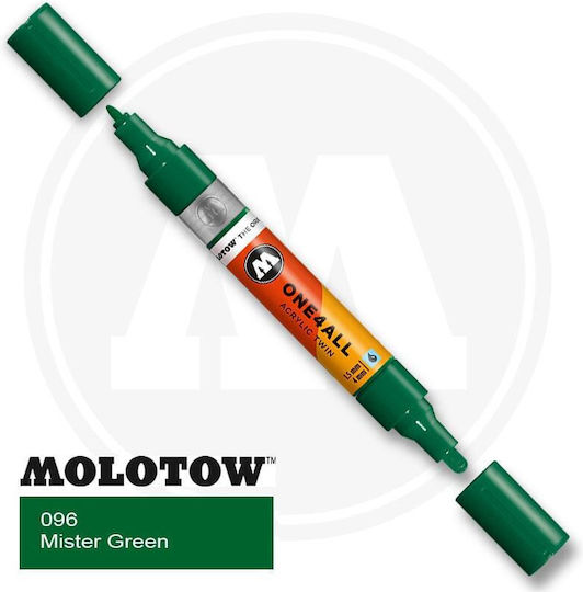 Molotow One4all Ακρυλικός Μαρκαδόρος Πράσινος 4mm
