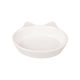 Flamingo Κεραμικό Μπολ Φαγητού για Γάτα 170ml 13cm σε Λευκό Χρώμα