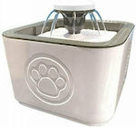 Pet Water Automatic Cat Waterer Fountain Gray 2.5lt