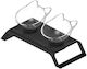 All For Paws Plastic Waterer / Feeder for Dog & Cat with Base 2x 200ml 12.5cm in Transparent Color