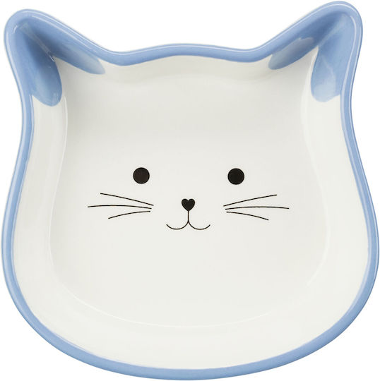 Trixie Keramik Platte Futter & Wasser für Hund & Katze 12cm in Weiß Farbe