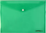 A&G Paper Φάκελος με Κουμπί για Χαρτί A4 Πράσινος