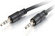 2GO Καλώδιο Ήχου 3.5mm male - 3.5mm male Μαύρο 1.5m 351021