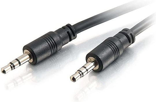 2GO Καλώδιο Ήχου 3.5mm male - 3.5mm male Μαύρο 1.5m 351021