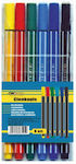 Design Markers Multicolour 6pcs