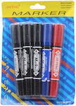 Permanent Markers Black 5pcs