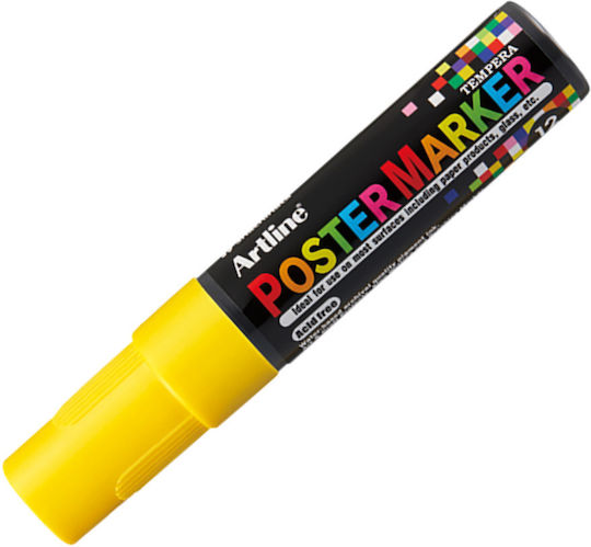 Marker Permanent 12mm Galben (Culori diverse)