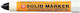 Sakura Marker de Proiectare 12mm Negru