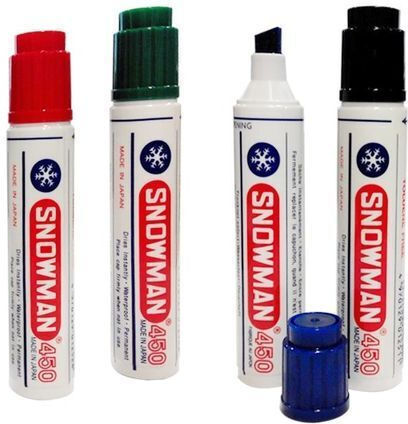 Snowman Whiteboard Marker 8mm Blue 1pcs