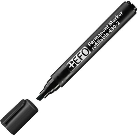 +Efo Marker Permanent 5mm Negru