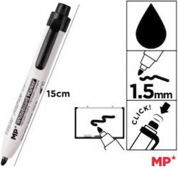 Madrid Papel Whiteboard Marker Black 1pcs