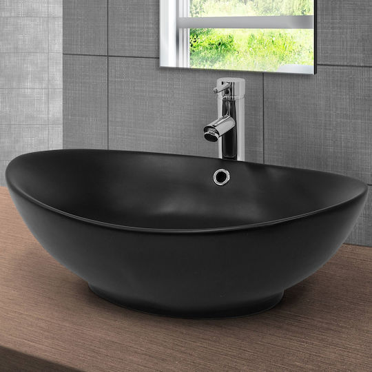 ML-Design Keramik 59x38x19cm Schwarz