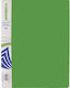 A&G Paper Clipboard Flexible with 10 plastic sleeves Slides for Paper A4 Green 1pcs