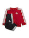 Adidas Kids Sweatpants Set Red 2pcs