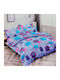 Olia Home Σετ Σεντόνια Υπέρδιπλα 220x240εκ. Μπλε (4τμχ)