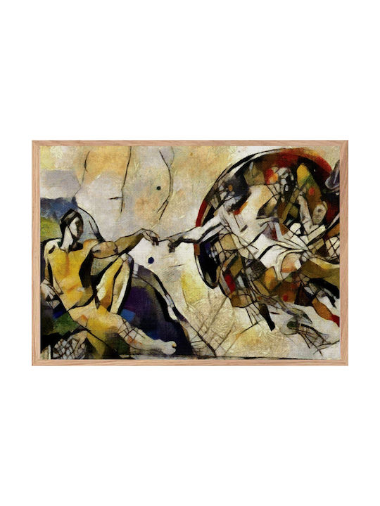Walls The Creation Of Adam Κάδρο σε Καμβά 70x50cm