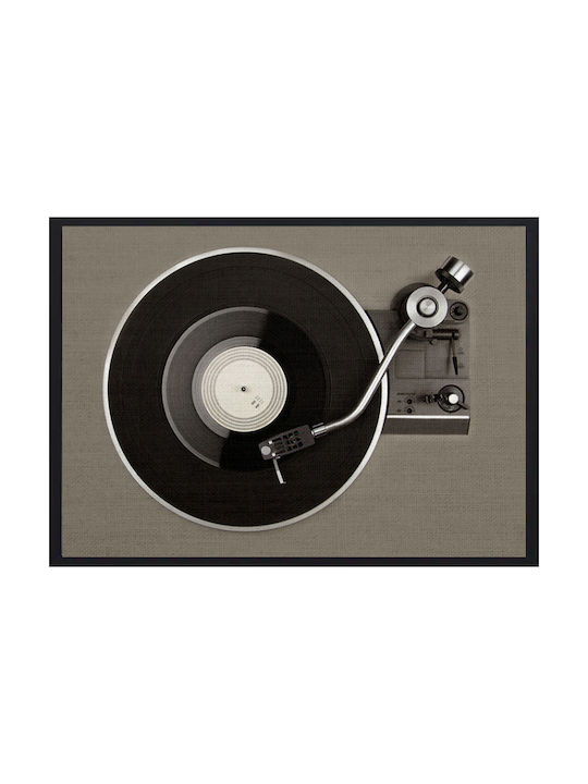 Walls Vintage Turntable Painting on Canvas 20x15cm