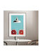 Walls Wooden Frame Poster 40x50cm