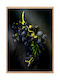 Walls Black Grape Canvas Painting 40x50cm
