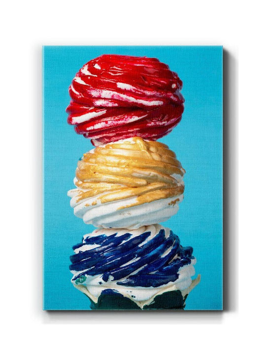 Walls Meringue Pretzels Painting on Canvas 40x50cm