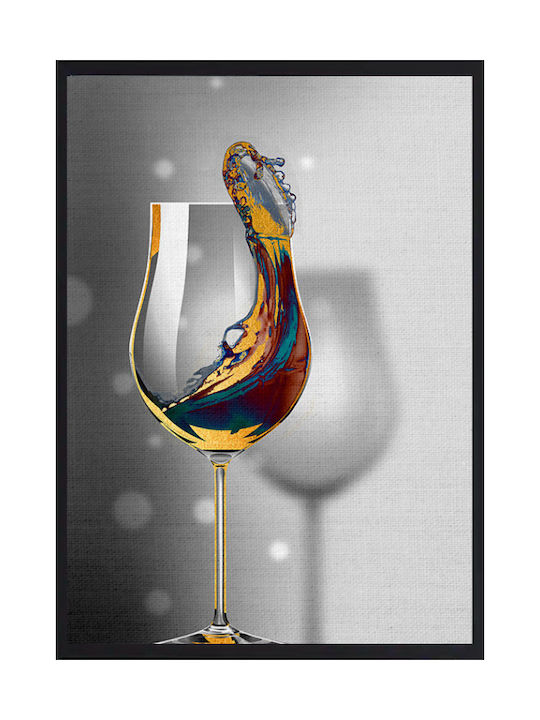 Walls Wine glass Painting on Canvas 40x50cm
