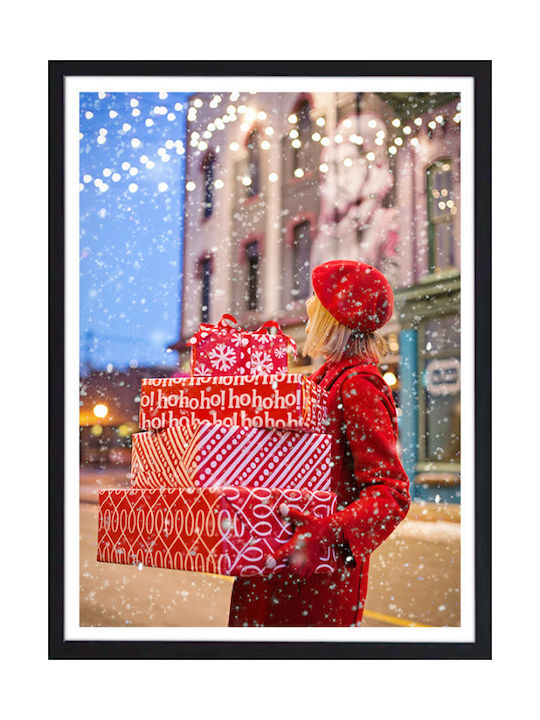 Walls Poster Christmas Κάδρο Ξύλινο 15x20cm