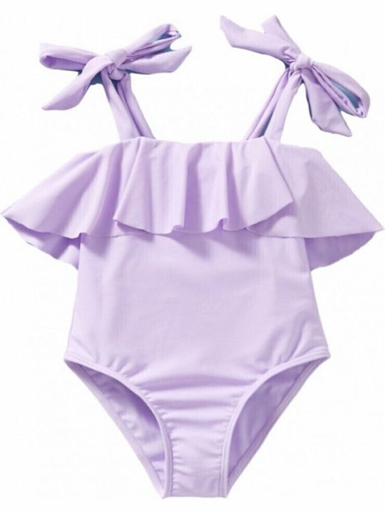 iEFiEL Costum de baie pentru copii Întreg Lila