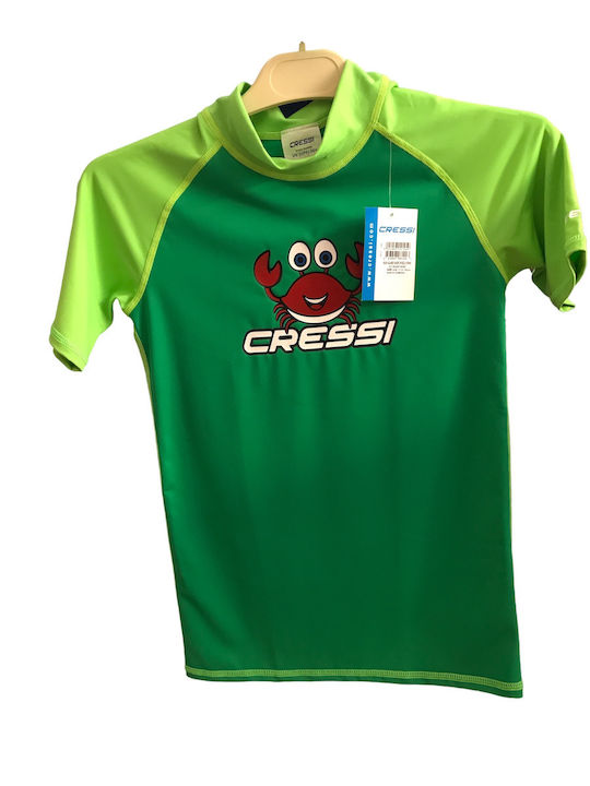 CressiSub Kids Swimwear Sunscreen (UV) Shirt Green