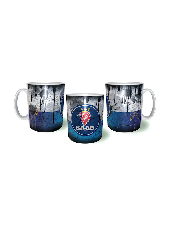 Tasse Keramik Blau 325ml 1Stück