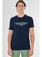 T-shirt Navy Μπλε