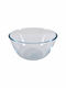 Ankor Glass Salad Bowl Transparent 27x27x12.6cm