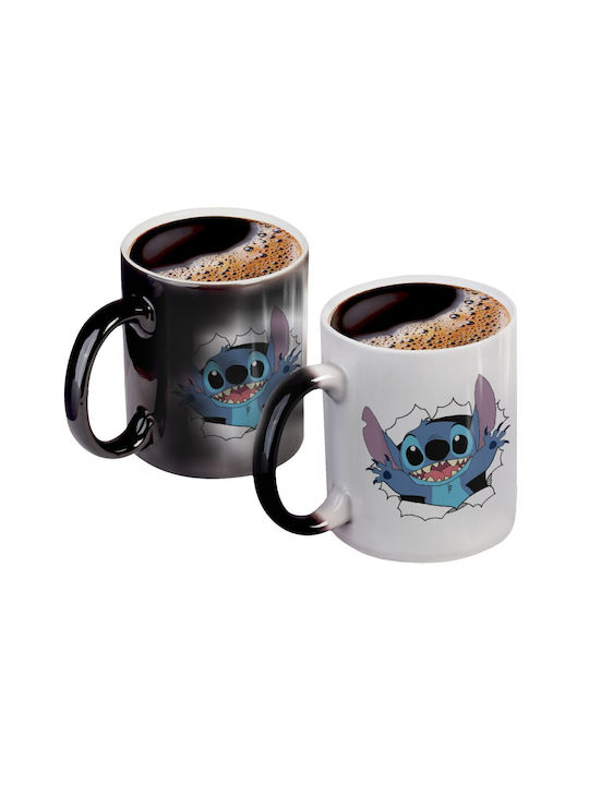 Koupakoupa Heat Change Mug Ceramic Black 330ml