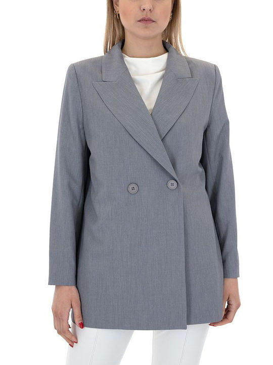 MY T Women's Blazer Gray