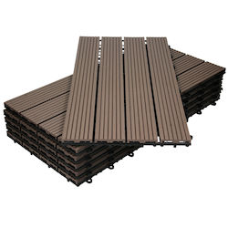 ECD Germany Terrassendiele für Gartenboden aus ...