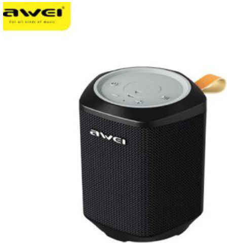 Awei Y379 Bluetooth Speaker 5W with Battery Life up to 7 hours Black
