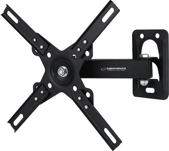 Esperanza Horus ERW011 Βάση Τηλεόρασης Τοίχου έως 50" και 20kg Μαύρο