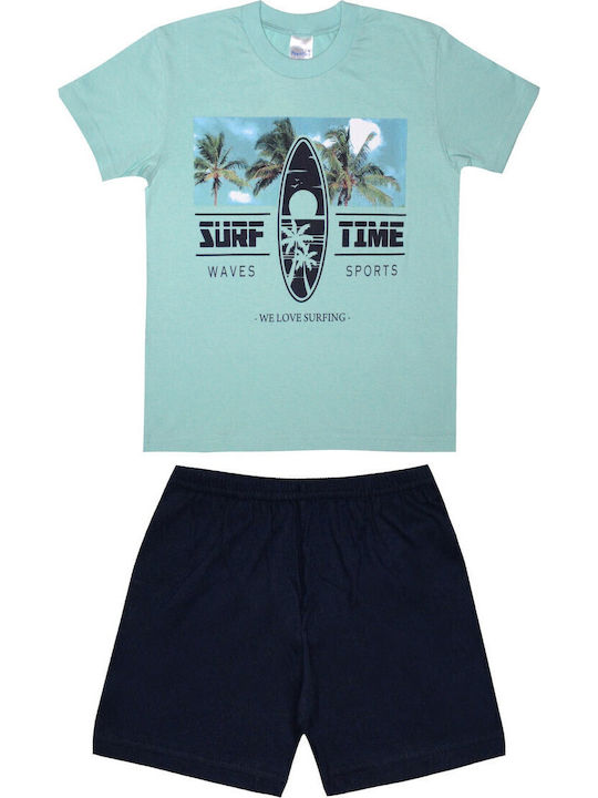 Pretty Baby Kids' Pajamas Summer Turquoise