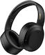 Edifier W820NB Plus Wireless/Wired Over Ear Headphones with 49 hours of Operation and Quick Charge Blaca